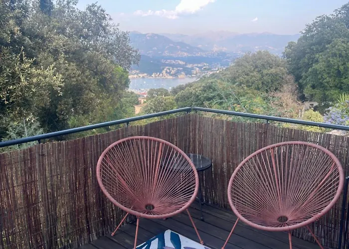 Avec Piscine Et Vue Sur La Baie D'ajaccio Villa *